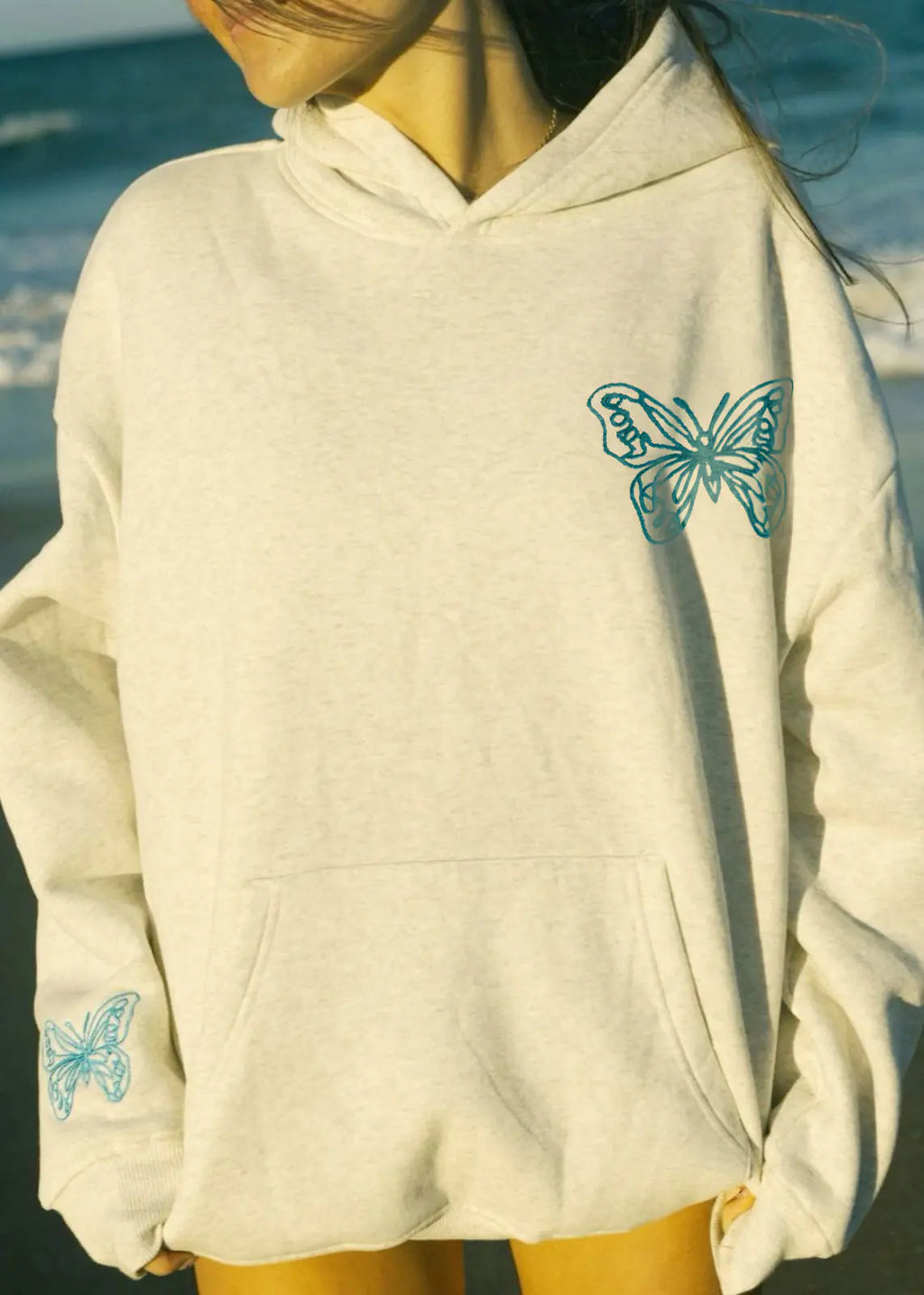 Embroidered Pullover Sweatshirt